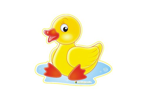 Наклейка интерьерная Утенок 8228