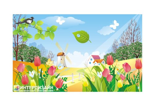 Баннер для оформления музыкального зала "Весна" 3274