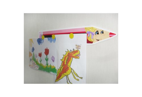 Держатель для рисунков "карандаш Девочка" (правый) 6319