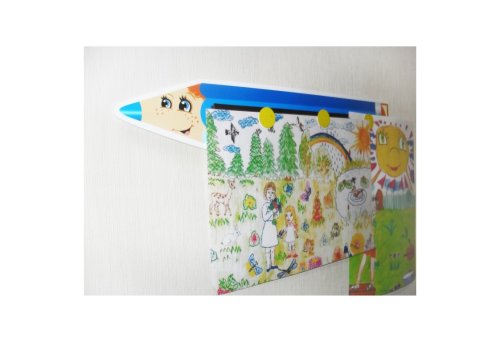 Держатель для рисунков "карандаш Мальчик" (левый) 6318