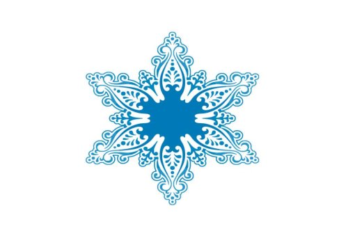 Наклейка "Снежинка" 8589