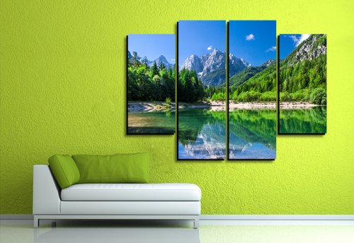 Модульная картина "Горное озеро" 16910