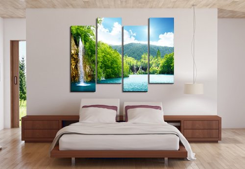 Модульная картина "Природный рай" 16906