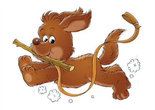 Декорация настенная "Собака с палкой" 12914К