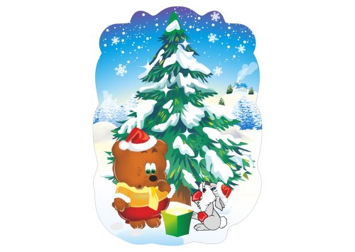 Новогодняя декорация 4732