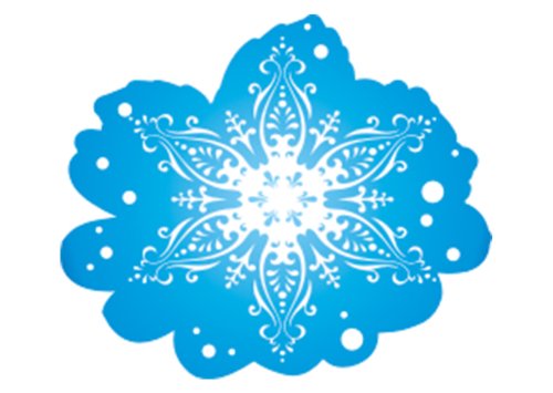 Декорация Снежинка 4749