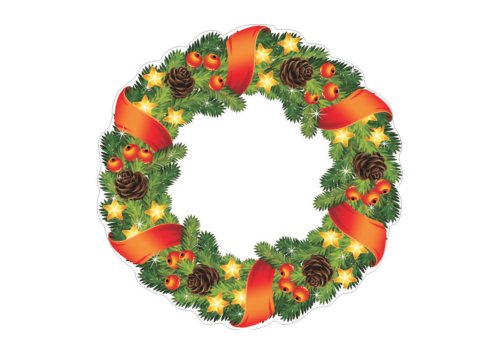 Декорация "Рождественский веночек" 8583