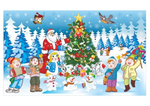 Декоративное панно "Новогоднее" 00791