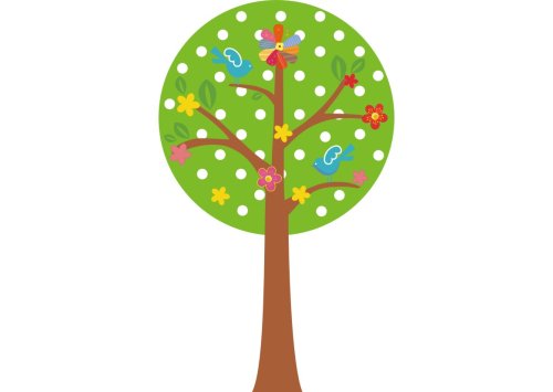 Наклейка интерьерная "Дерево" 10544