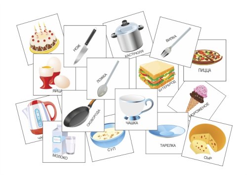 Набор обучающих магнитов "Еда/посуда" 10783