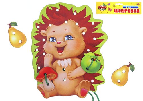 Шнуровка фигурная "Ёжик" (2 шт.) 1060230