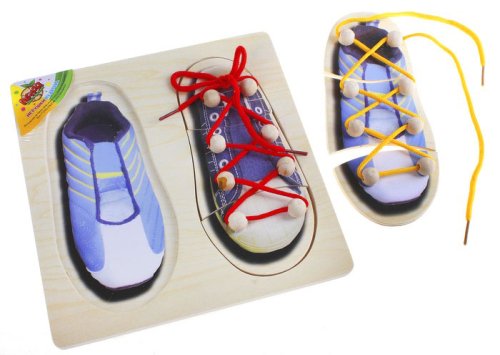 Рамка-вкладыш "Два ботинка" со шнурками, 6 элементов (2 шт.) 442615