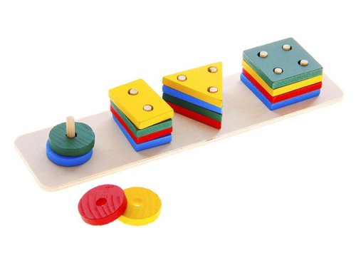 Пирамидка логическая "Фигуры" (2 шт.) 442650