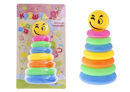Веcелая пирамида "Глазастик", 7 колец (2 шт.) 165315