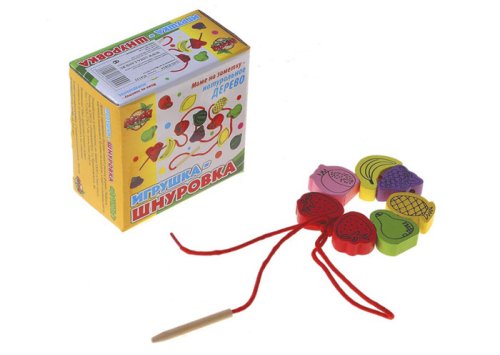 Шнуровка "Фрукты", 24 детали ( 2 шт.) 454133