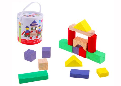 Конструктор деревянный, 40 элементов 125043