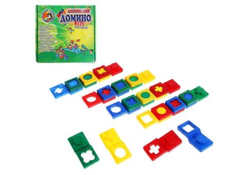 Домино логическое, 20 элементов 780975
