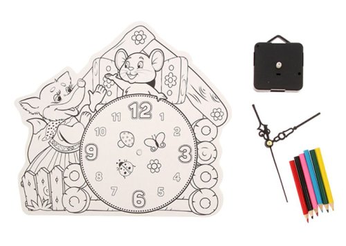 Часы-раскраска "Теремок" 1142298