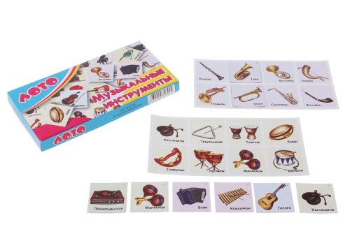 Лото "Музыкальные инструменты" 696057