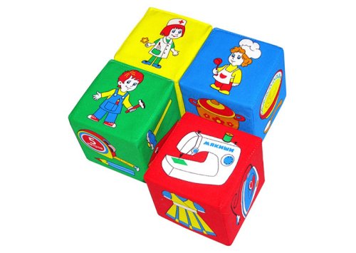 Набор развивающих кубиков "Профессии" 504114