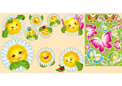 Набор украшений "Ромашки" (9 шт.) 2916800