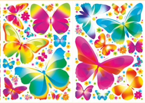 Декоративные наклейки "Сияющие бабочки" (2 шт.) 0729100