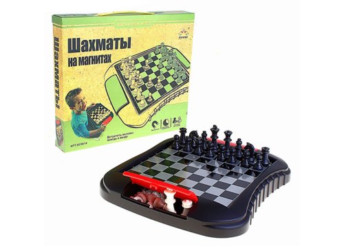 Игра настольная "Шахматы" магнитные, в коробке 536153