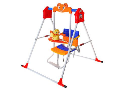 Качель напольная с игровой панелью и подножкой 650711