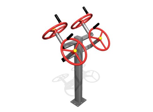 Уличный тренажер двойной «Рули» Т084Z