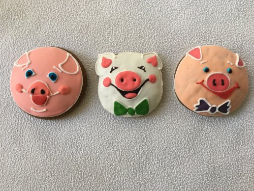 Пряник "Смайлик поросенок" ассорти  4610017037379