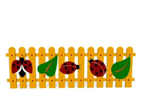 Ограждение детской площадки «Божья коровка». Цена за 1 м.п.! ОГД001Z