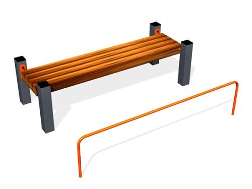 Скамья для пресса с упором ВБ-200Б ВБ018Z