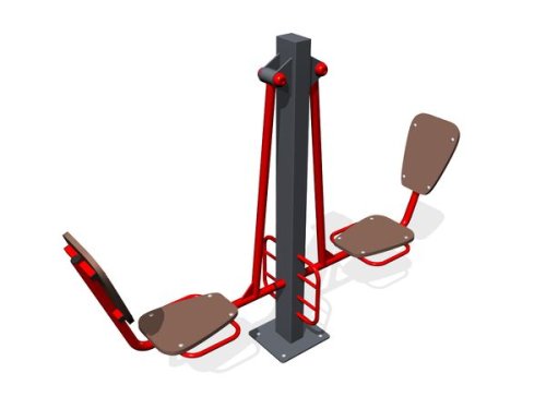 Уличный тренажер двойной «Жим ногами» Т065Z