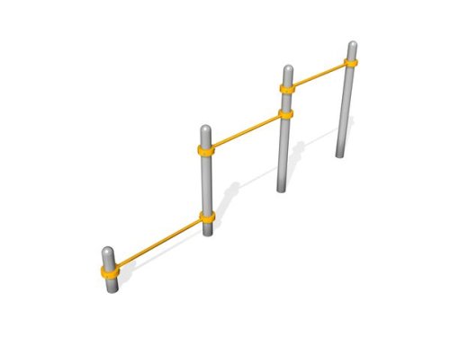 Тройной каскад турников для отжиманий и подтягивания ВА002 ВА002Z