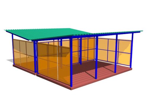 Теневой навес ТНПД 7.6 ТН049Z