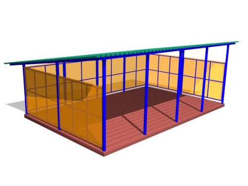 Теневой навес ТНПО 5.8 ТН055Z