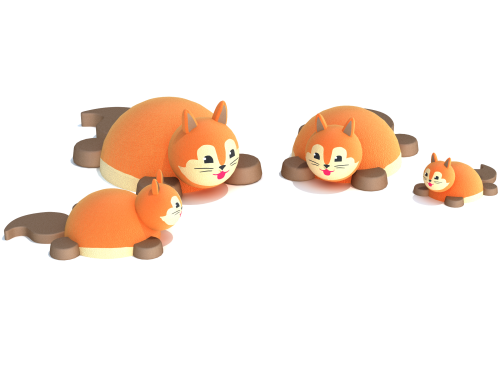 Резиновая фигура 3D для детских площадок «Бельчонок» ТРФ200Z