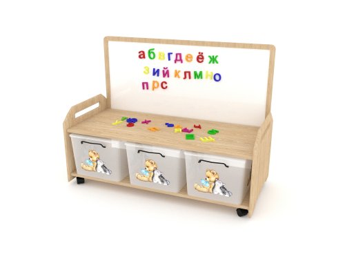 Система хранения с магнитно-маркерной доской СХ-61