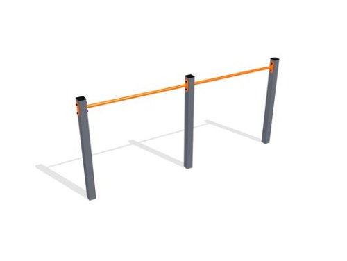 Турник двойной низкий ВБ-110-110 ВБ008Z