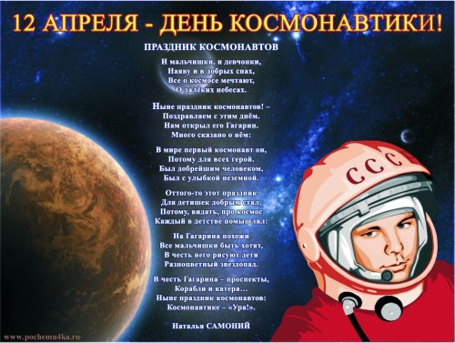 День космонавтики-12 апреля 11118