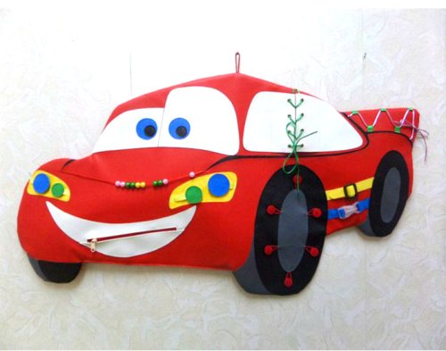 Панно дидактическое настенное "Молния Маквин" 12488