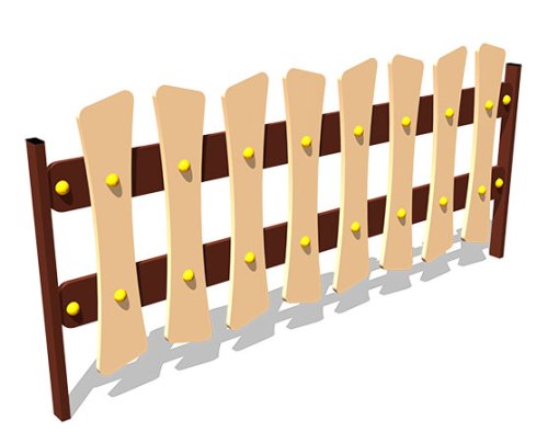 Ограждение детской площадки «Хижина» ОГД025Z