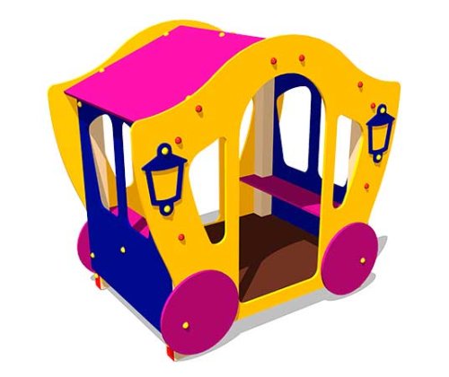 Детский игровой домик «Карета 3» ИМ107Z
