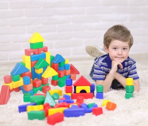 Строительный набор, 72 элемента 6 х 6 см 1207028С