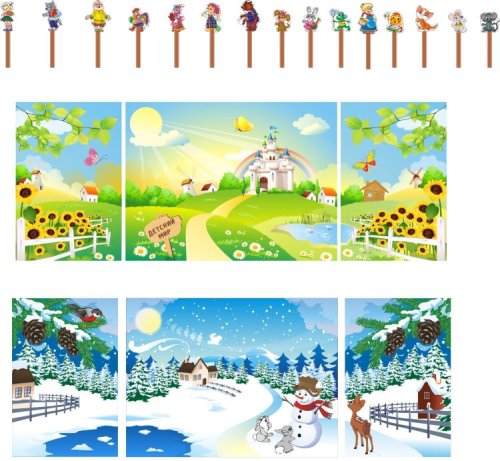 Двусторонняя студия кукольного театра 3582р