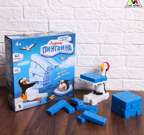 Настольная игра «Льдины пингвина», падающая башня 1660714с