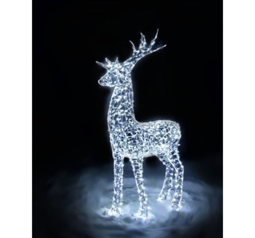 Светодиодная фигура "ОЛЕНЬ", объемная, 1 х 0.6 х 0.4 м 1822090с