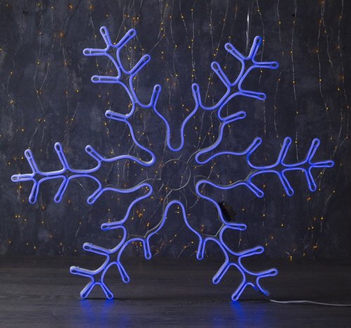 Фигура неоновая "Снежинка" 3661991с