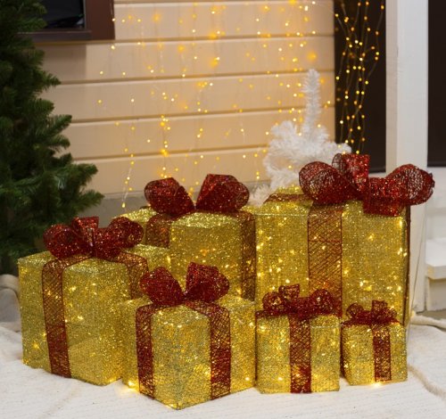 Фигура ткань "Подарки"  3662027с