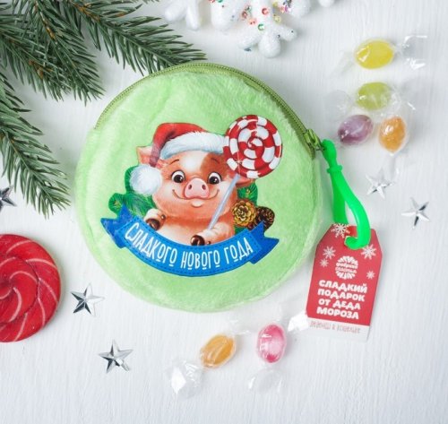 Детский кошелек с леденцами "Сладкого нового года" 3697213С